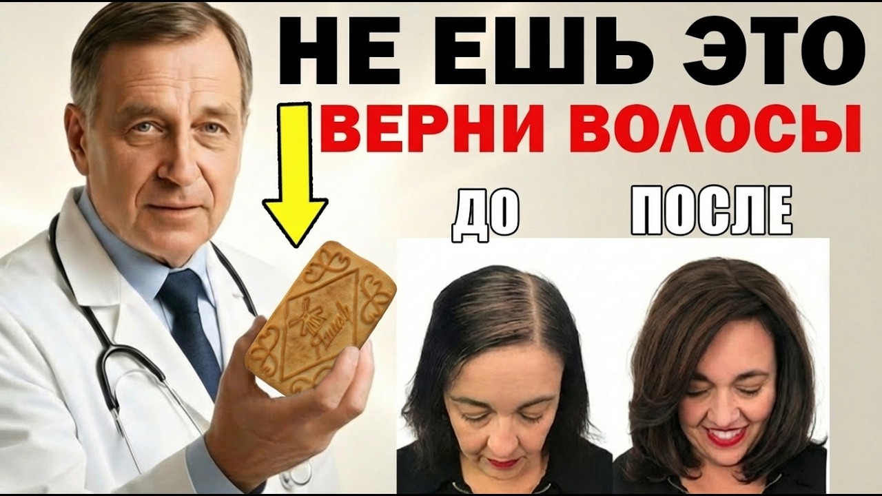 После 65 волосы перестают выпадать, если убрать ЭТО из рациона