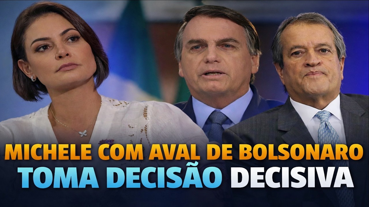 COM AVAL DE BOLSONARO - MICHELLE TOMA DECISÃO DECISIVA PRA ELE1Ç0ES 2026