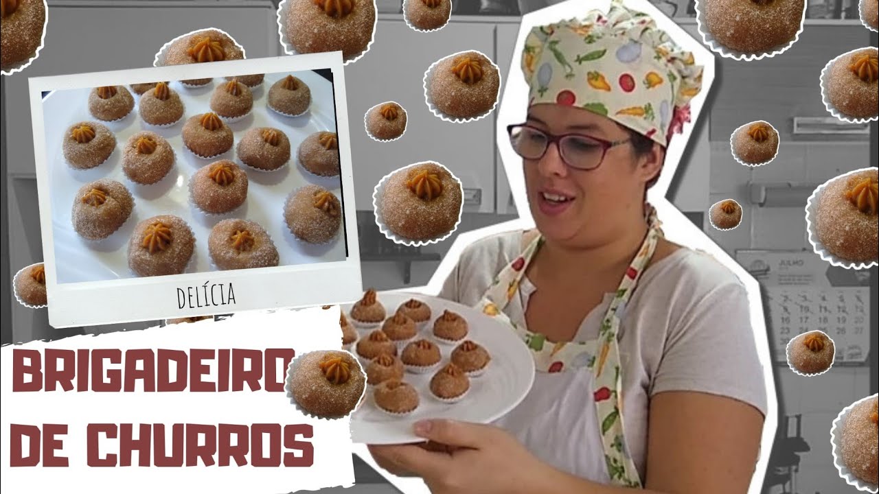BRIGADEIRO DE CHURROS!! Você nunca comeu nada igual!!
