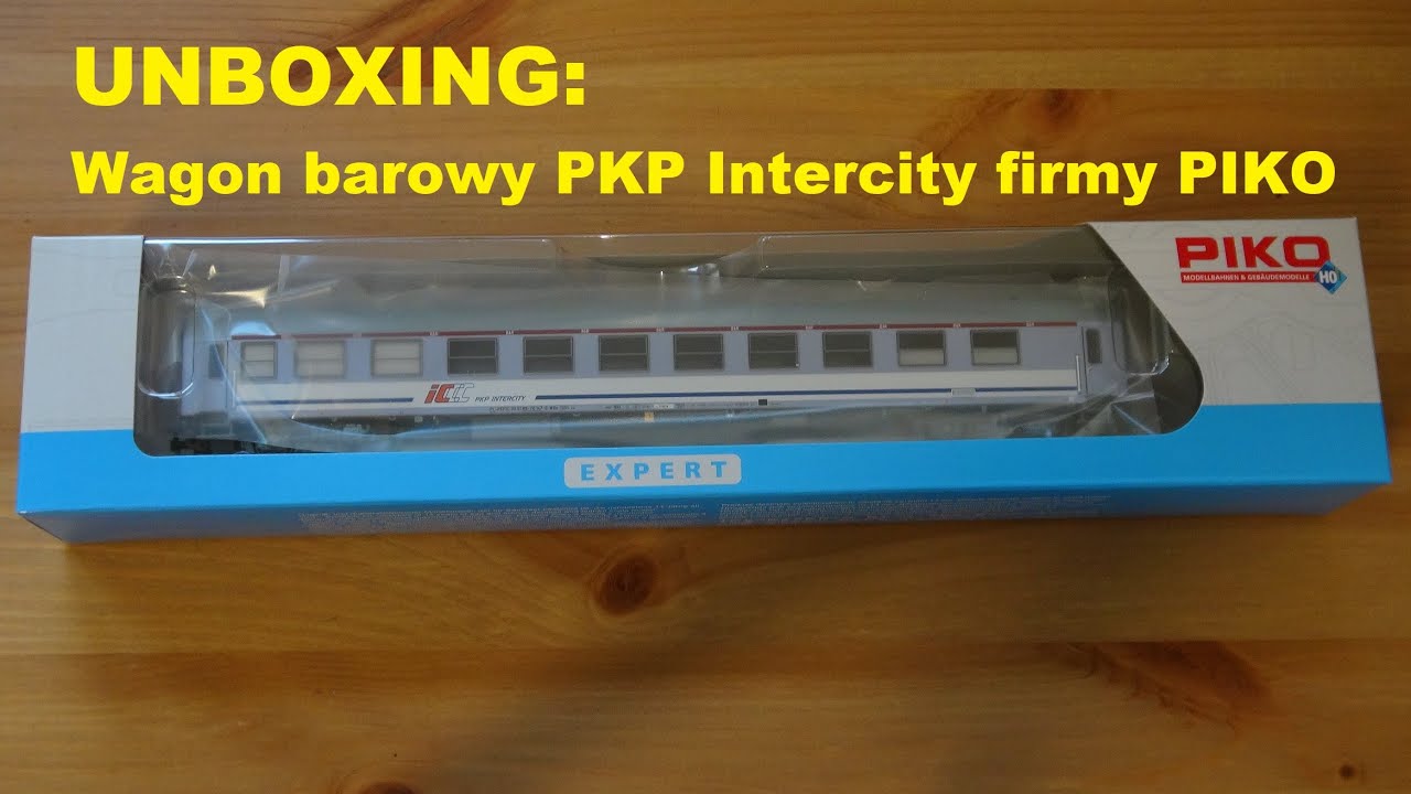 UNBOXING: Wagon barowy PKP Intercity firmy PIKO