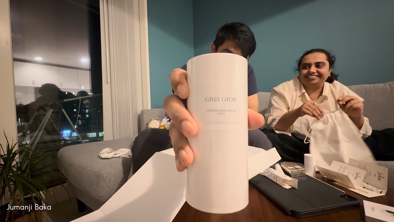 Getting gift back to back..🎁 Day 169 in UK.   #follow #dior #lifestyle #vlog #couple #shopping 
