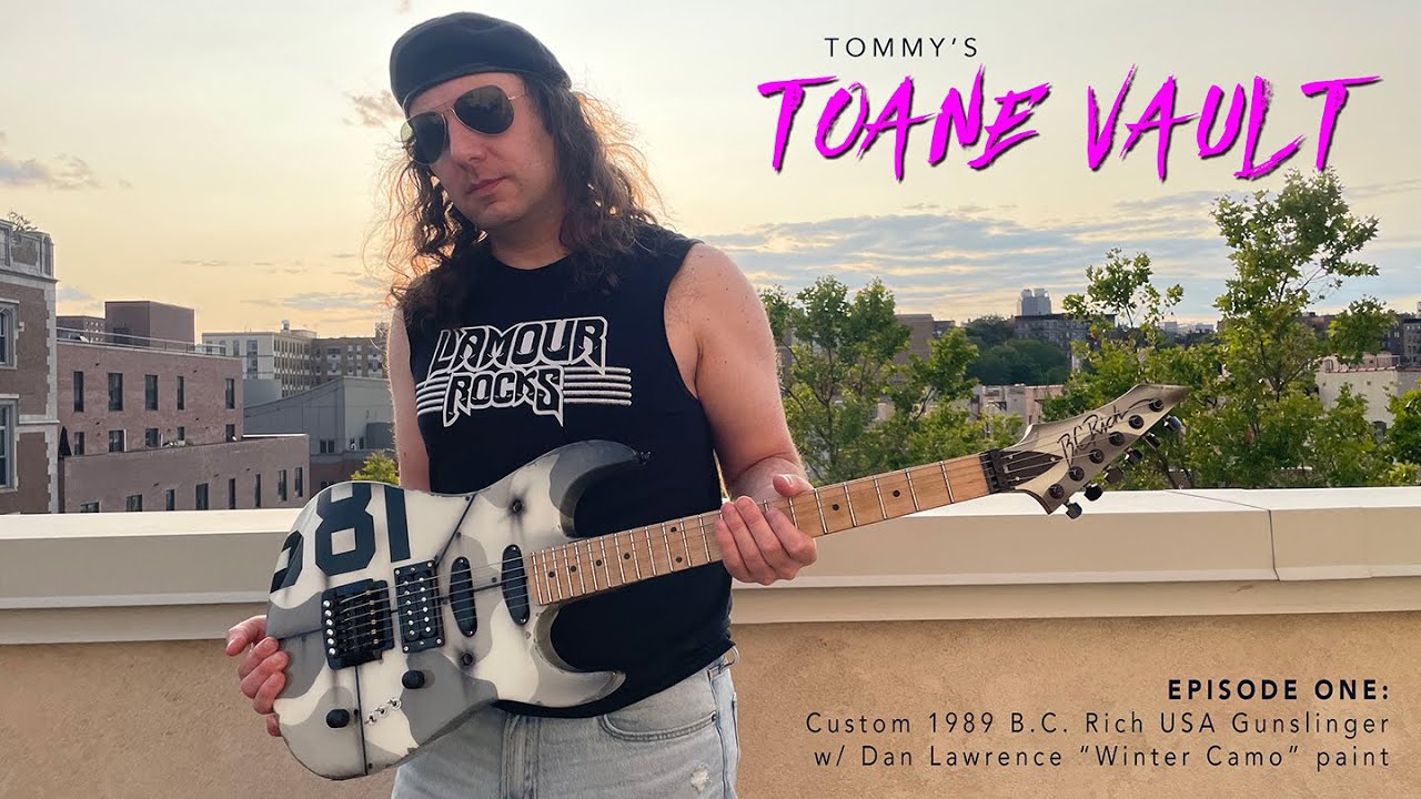 Tommy's TOANE VAULT - Episode One: 1989 B.C. Rich USA Gunslinger w/ Dan Lawrence Winter Camo paint