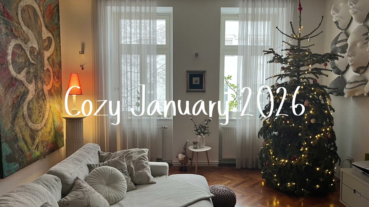 Cozy January 2026 ❄ Snowy Late Afternoon Ambience - Chill Music for Relaxing