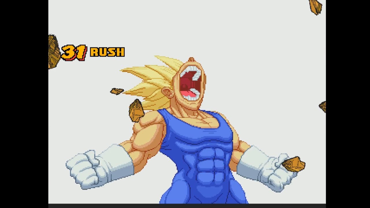 Hyper DBZ - Majin Vegeta Combos