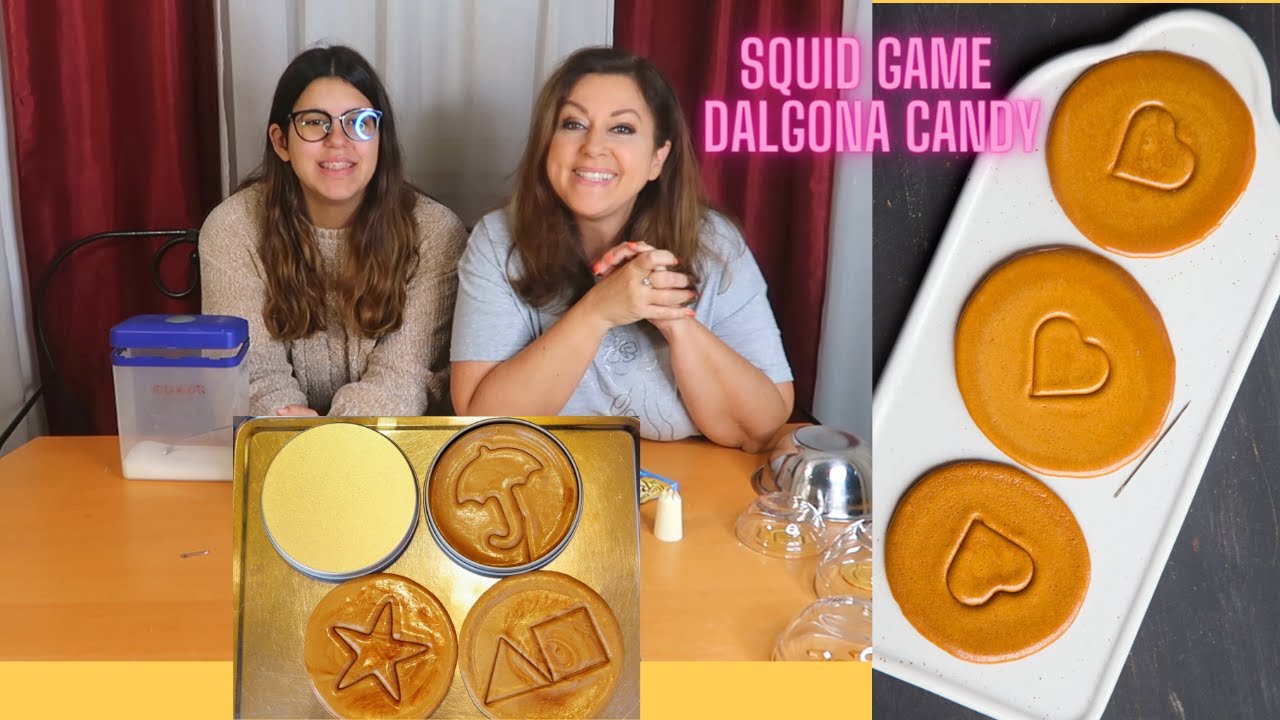 DALGONA CUKOR A SQUID GAME-BŐL! KOREAI ÉDESSÉG