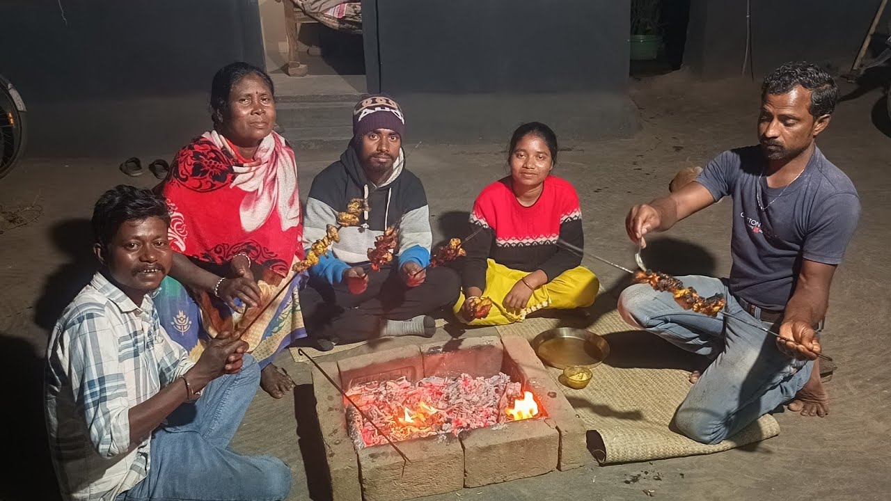 সন্ধ্যাবেলায় চিকেন তন্দুরি তার সাথে কাকার মুখে ভুতের  গল্প দারুন মজা হলো ll