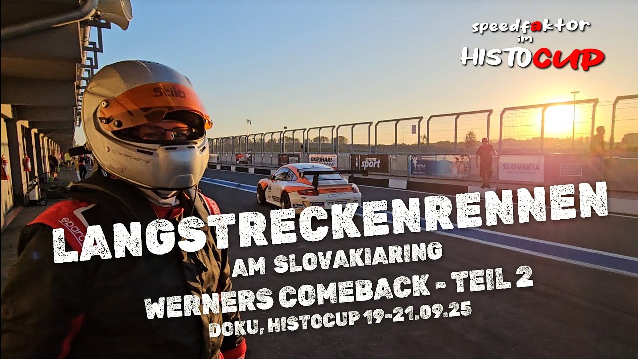 Fahrerlager, Qualifying, Histocup-Langstrecke am Slovakiaring. Werners Comeback Teil 2 Speedfaktor