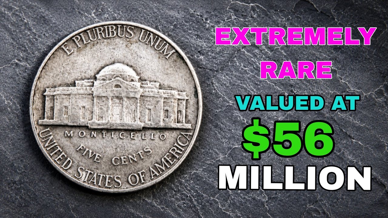 Top 3 Most Valuable United States Monticello Jefferson Nickel Coins Worth Thousands