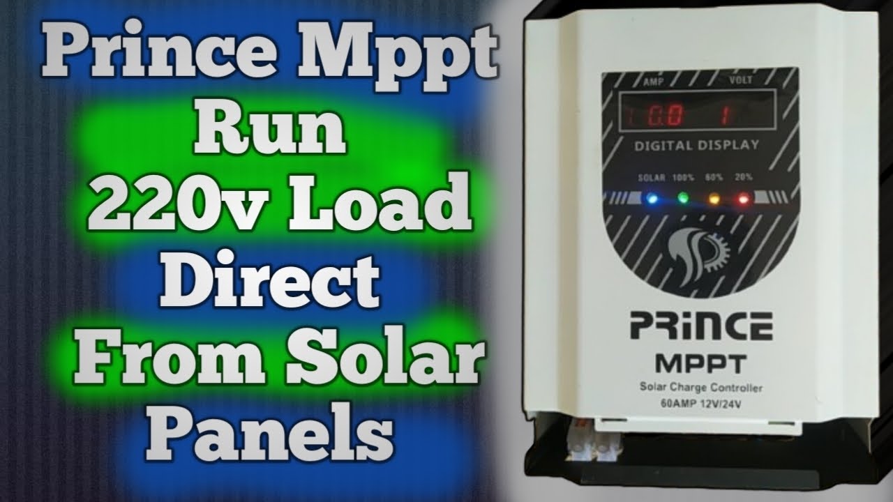 Mppt Run 220volt Ac load Direct From Solar Panels#solarsystem #solarenergy