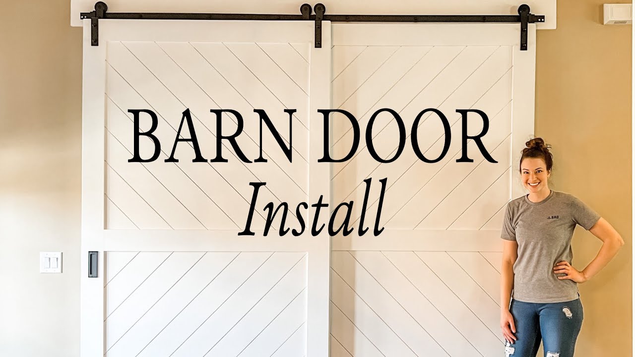 Installing barn doors using my WORX switchdriver! 