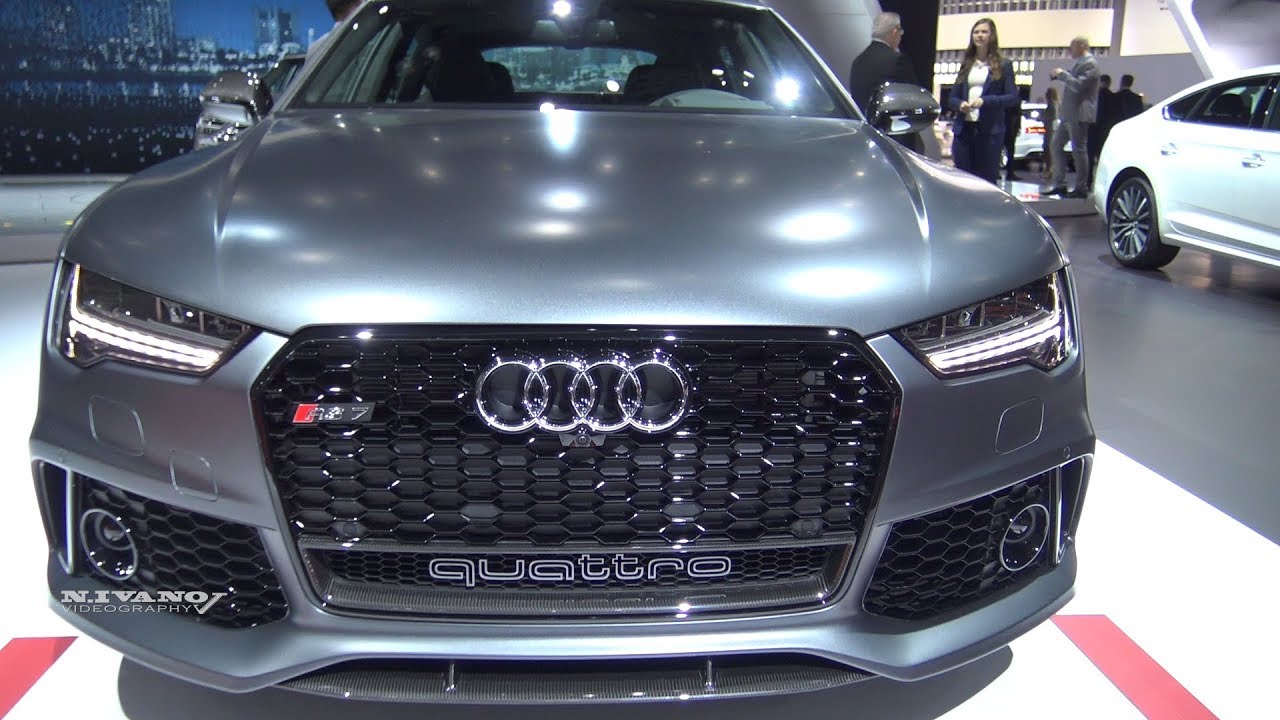 2018 Audi RS7 - Exterior ANd Interior Walkaround - LA Auto Show 2017