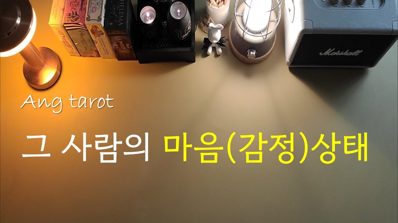 [연애] 현재 그 사람의 마음상태 감정상태를 알아볼께요