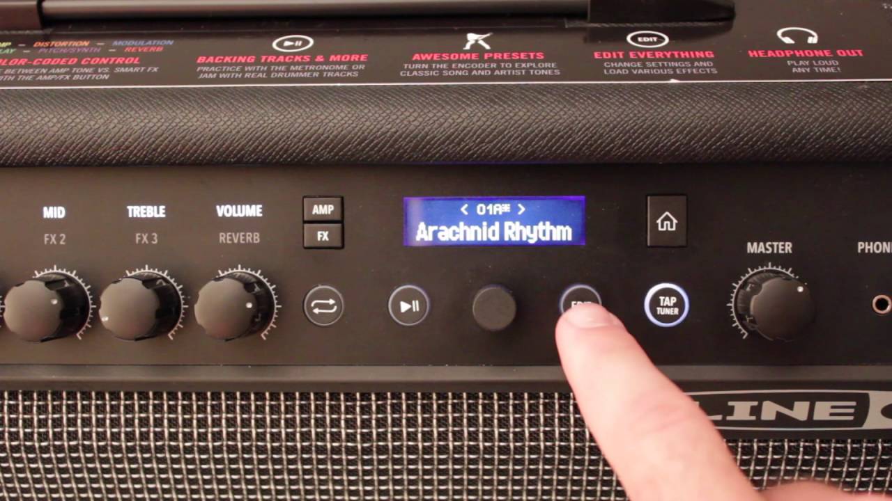 Line 6 Spider V User Interface and Editing
