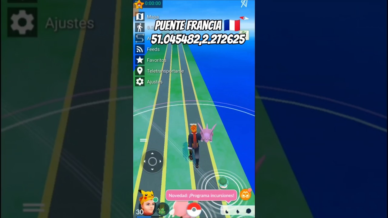 LAS MEJORES COORDENADAS PARA FARMEAR SHINYS✨PUENTE FRANCIA 🇫🇷 #shiny #pokemongo