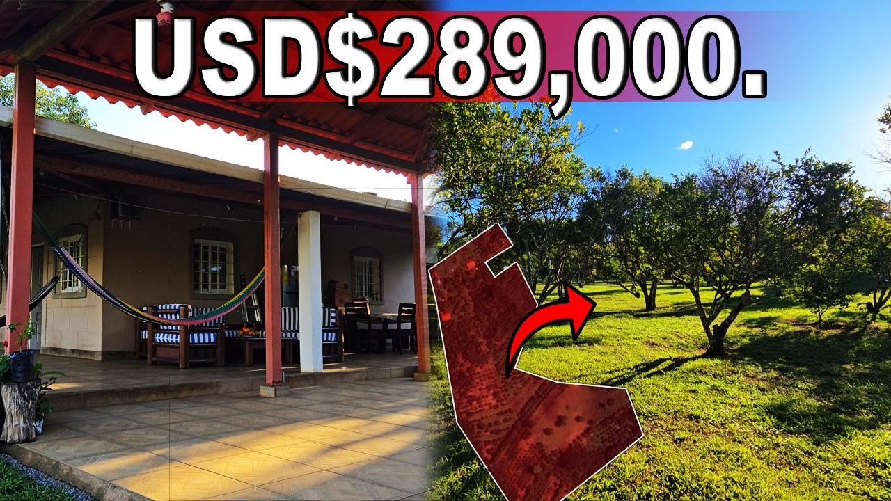Finca de 11.16mz de Terreno con Casa de 2 Habs en San Marcos