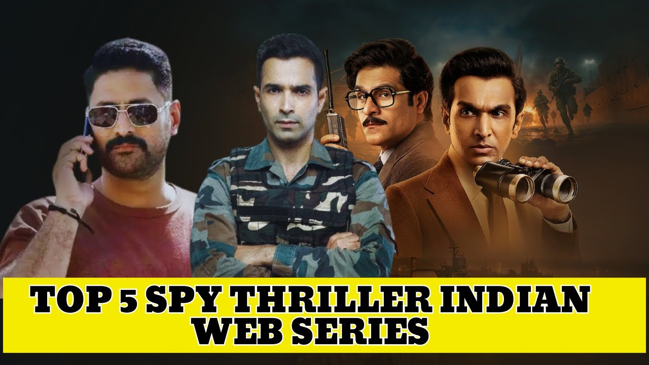 TOP 5 Best Spy Action Thriller Indian Web Series in Hindi Part 2 | Bravery | Espionage | TV Series