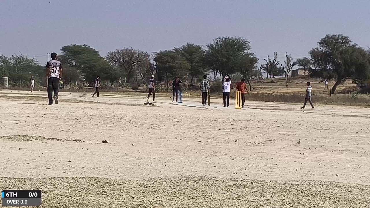 Final cricket match 6th sem. vs 3rd sem. Gcon churu...