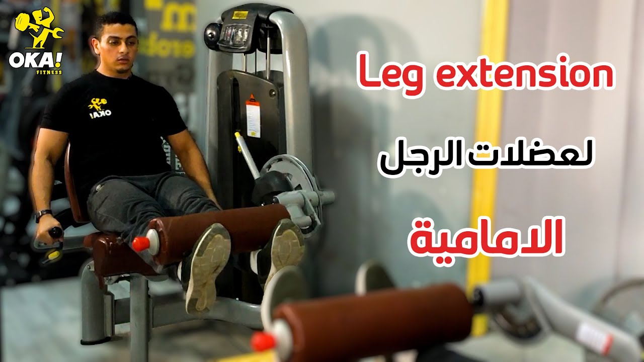 Leg extension | لعضلات الرجل الامامية