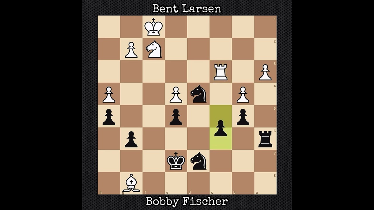 Bent Larsen vs Bobby Fischer | Monte Carlo (Monaco) - 1967