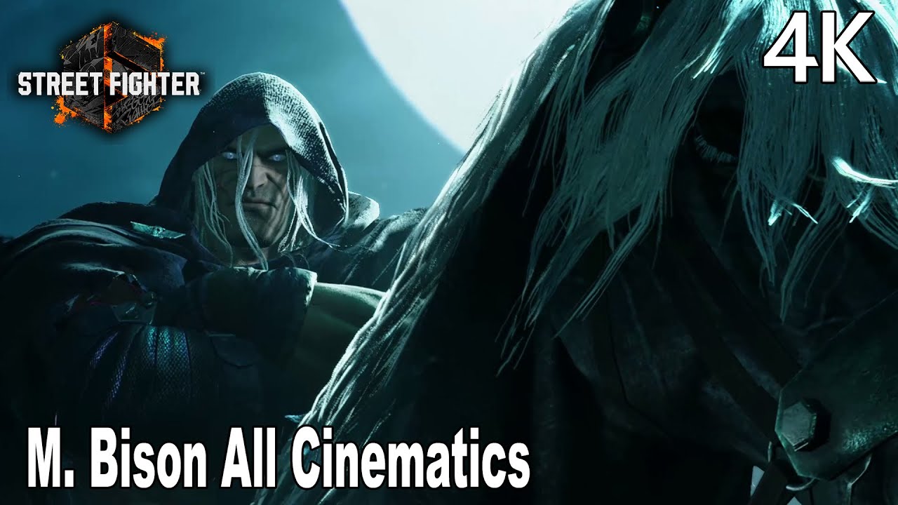Street Fighter 6 All M. Bison Cinematics World Tour 4K