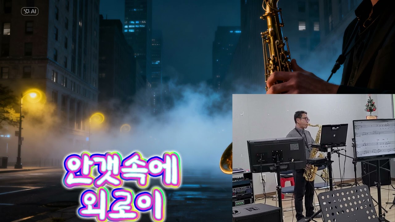 정훈희 안개. 초보색소폰연주