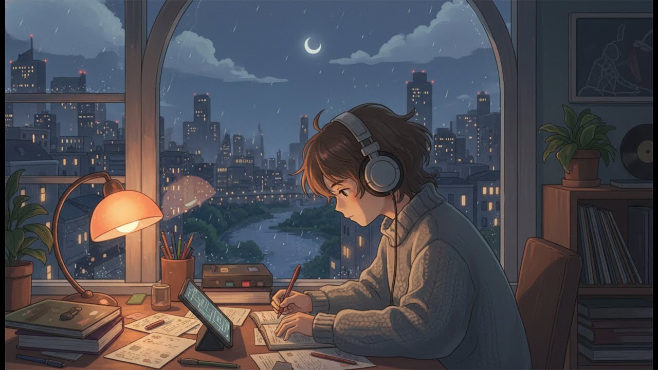 lofi beats to chill/sleep to 🐾 Soft Cat Purrs & Warm Coffee