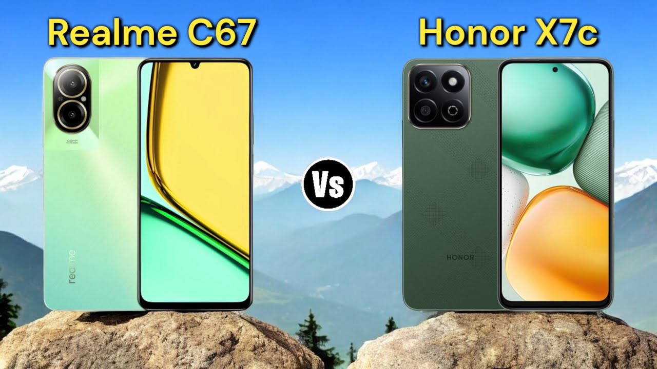 Realme C67 Vs Honor X7c|| هونر أو ريلمي🤔