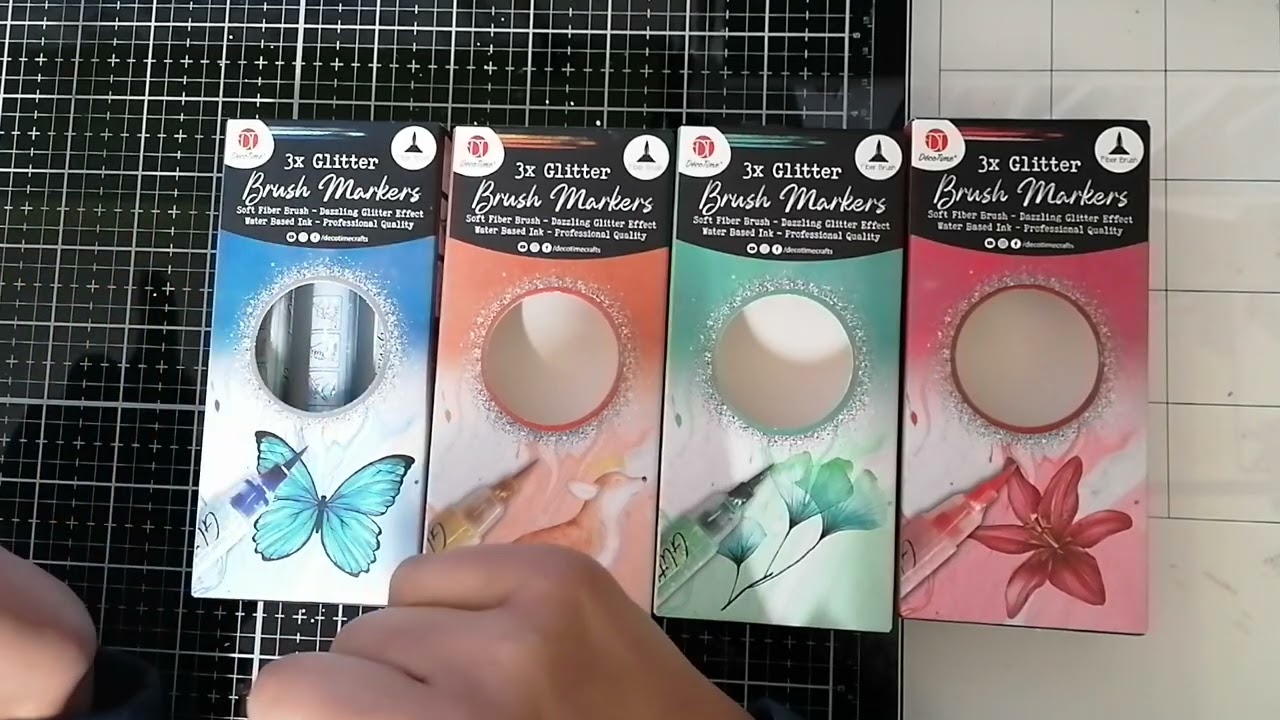 WOAW UNE DÉCOUVERTE À ACTION, feutres glitter marker brush