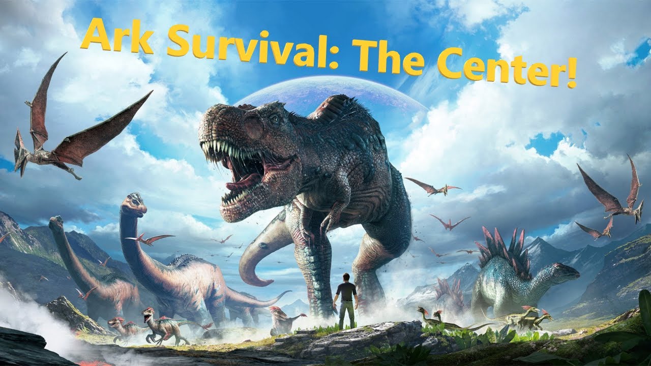 First Day & House! No where is safe! | ARK: The Center | Episode 1