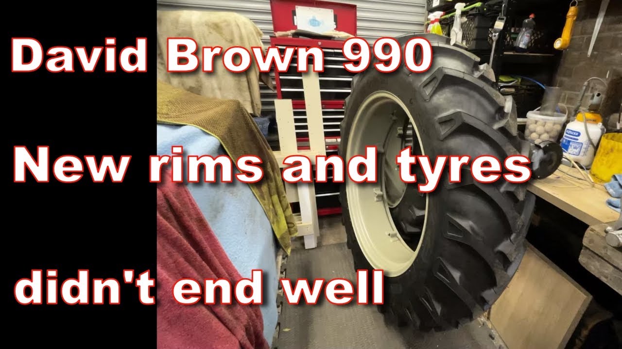 David Brown 990 selectamatic rims and tyres