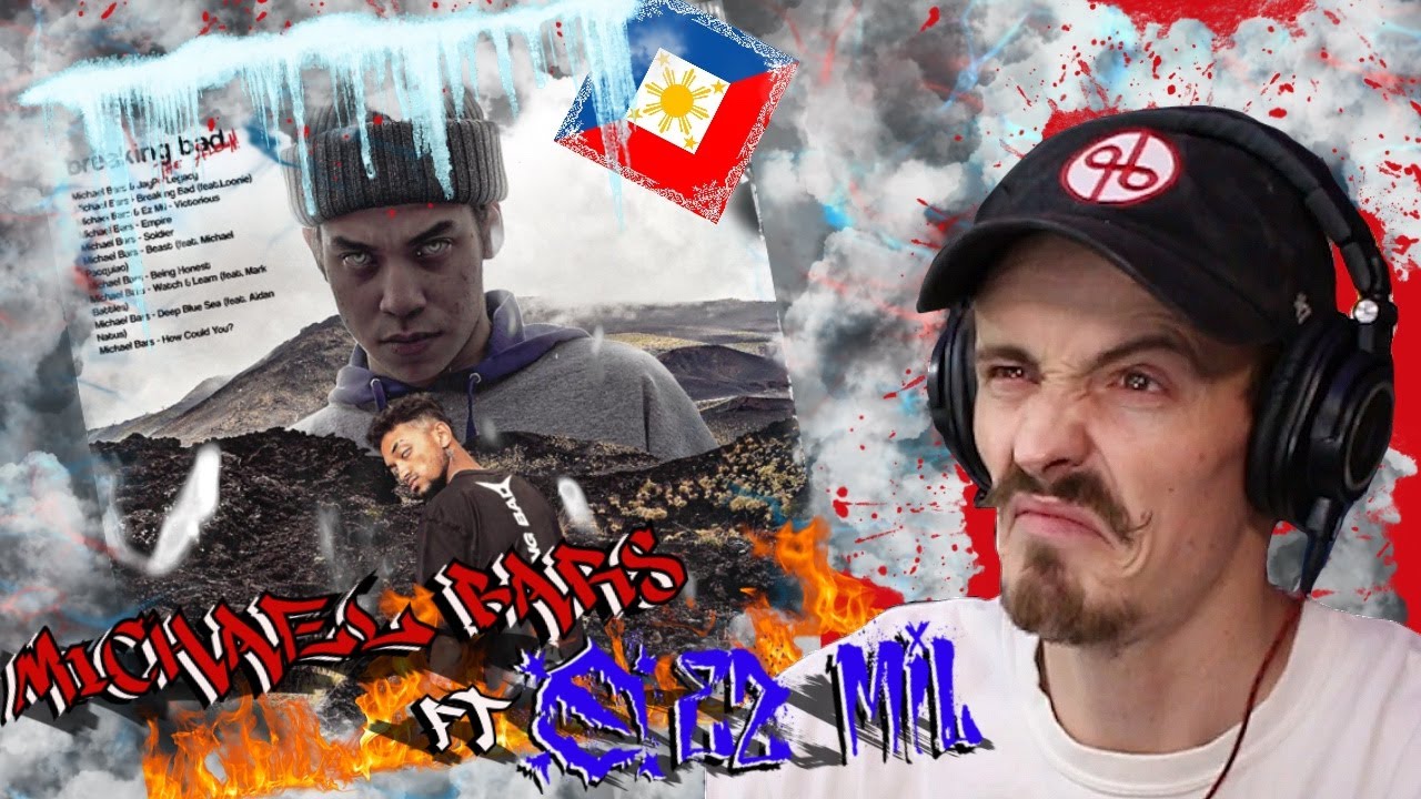 Michael Bars x Ez Mil - Victorious [LYRIC VIDEO] REACTION! Gun Bars!