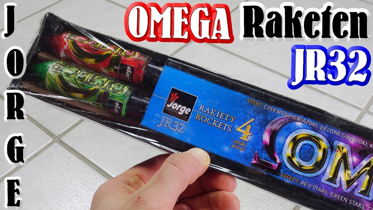 Jorge OMEGA JR32 Raketen | TOP Silvesterraketen | mit Zerleger! [Full HD]