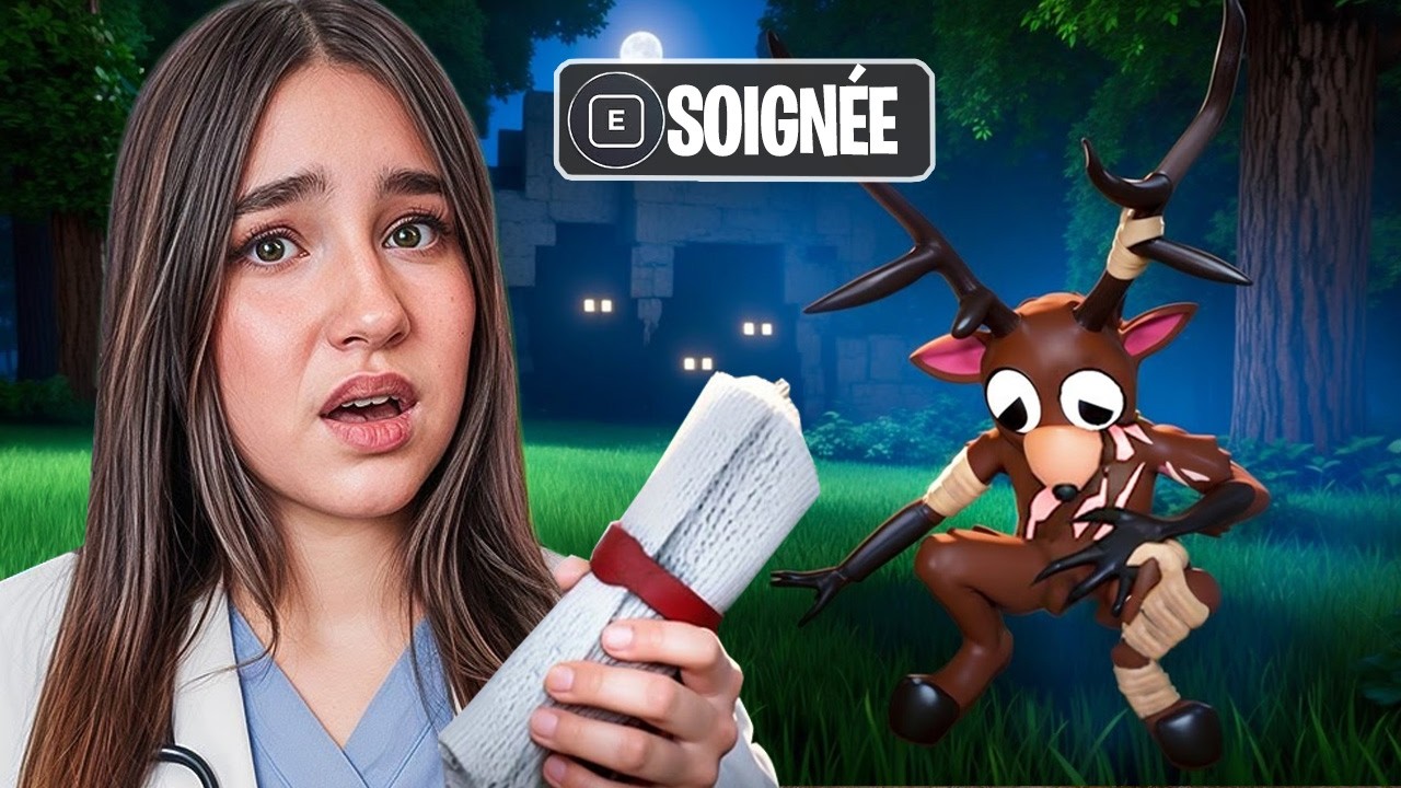 J'ai soignée le cerf blessé sur  99 nuits dans la forêt !!!!