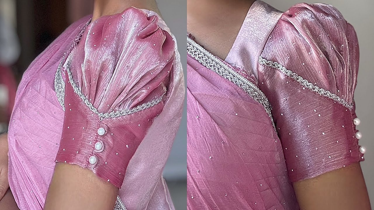 Trending sleeve design cutting and stitching| blouse sleeves design| बाजू का डिजाइन sleeves design|