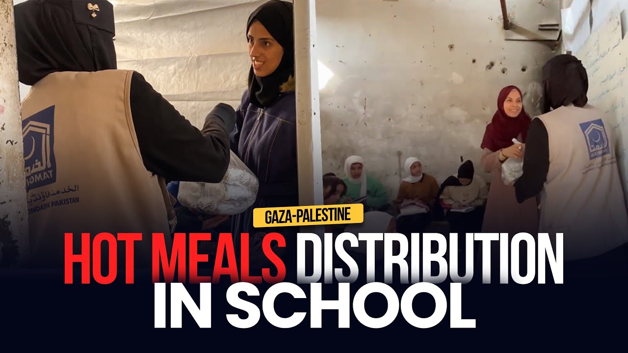 From Hunger to Hope: Alkhidmat Supports Gaza’s Students & Teachers