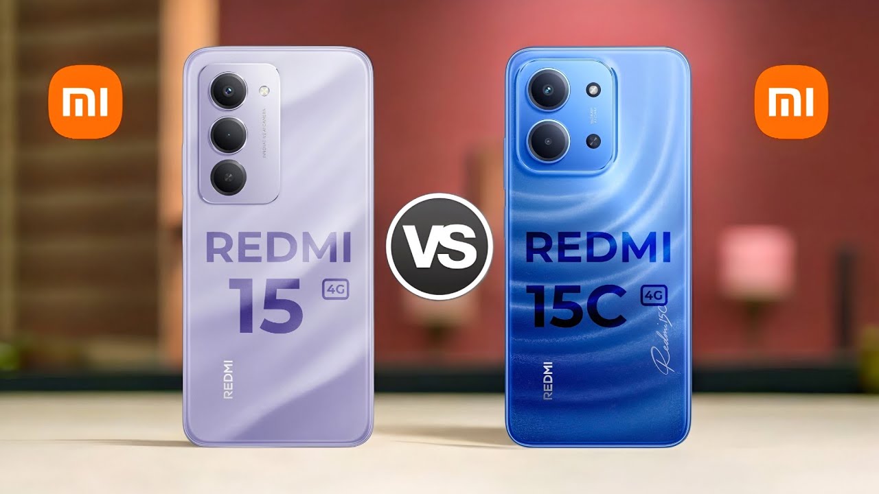 Redmi 15 4G Vs Redmi 15C 4G