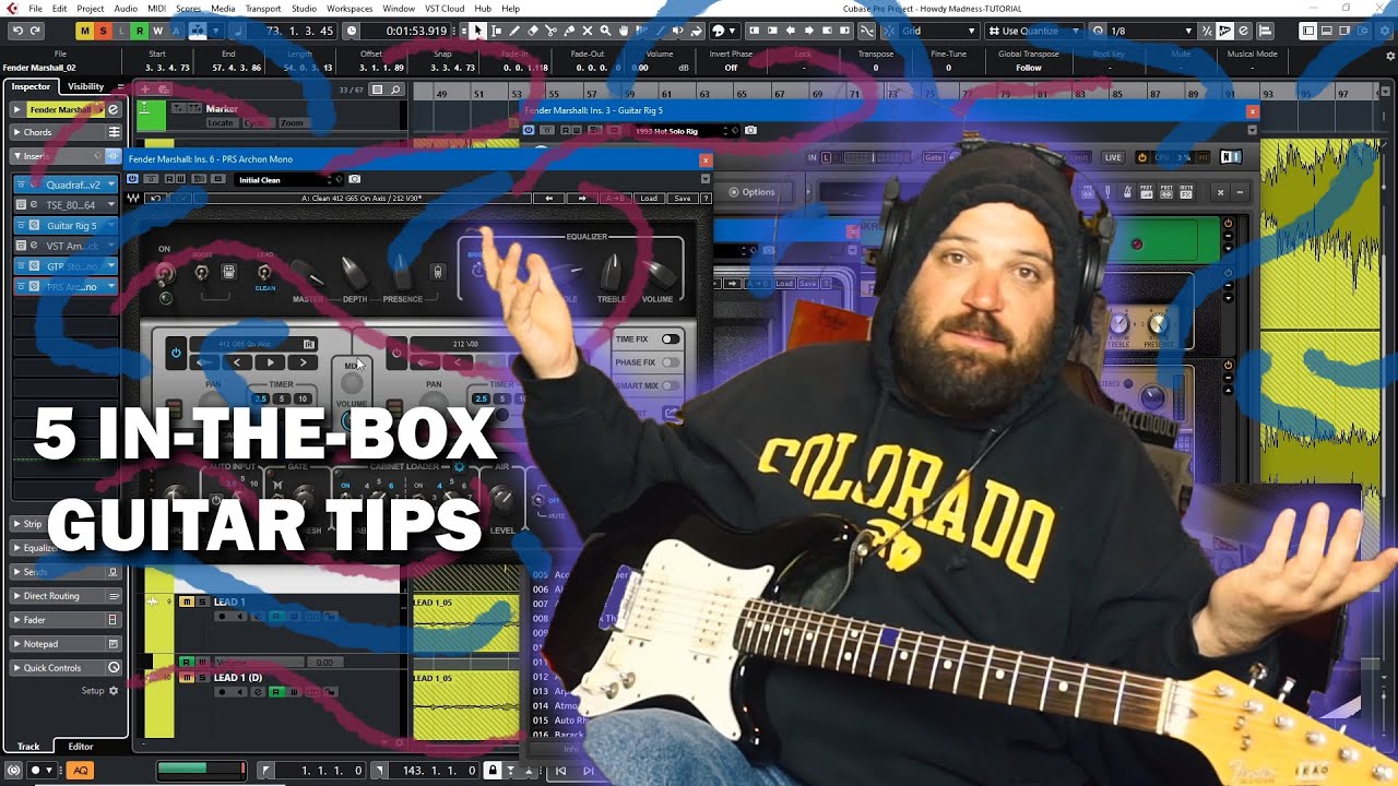 Cubase 10.5 Tutorial - 5 Guitar Tips You Need to Know