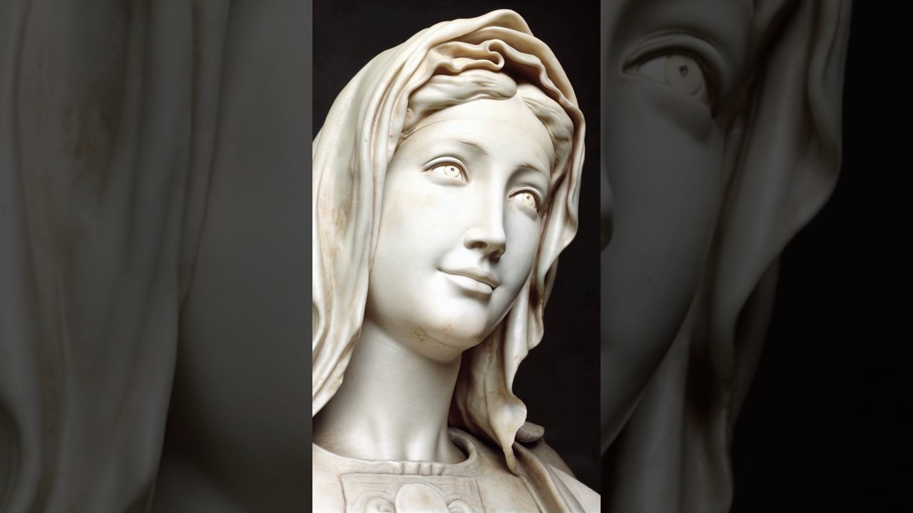 Madonna of Bruges by Michelangelo animated 🕊️✨ #michelangelo #arthistory #renaissance #sculpture