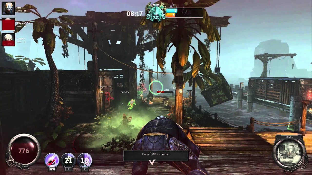 Nosgoth Gameplay Premiere Pt. 3 - Team Deathmatch in Freeport