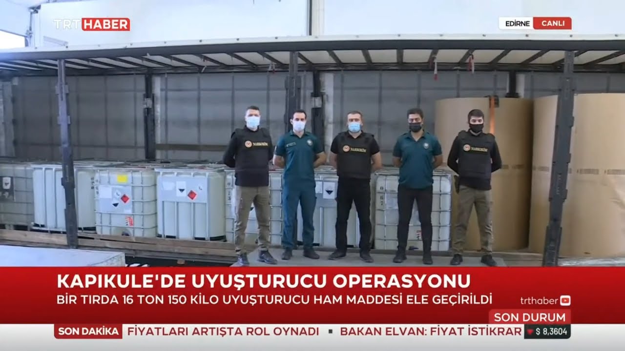Kapıkule'de Uyuşturucu Operasyonu 11.06.2021 TURKEY