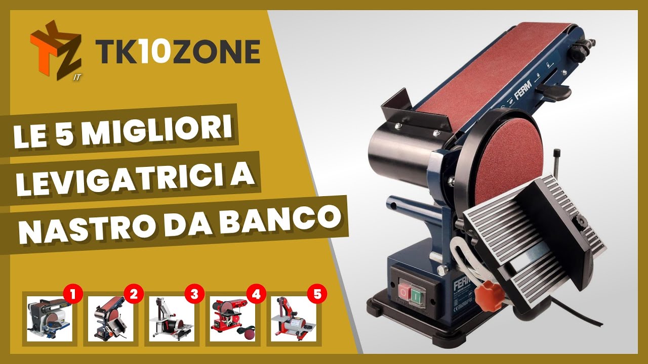 Le 5 migliori levigatrici a nastro da banco