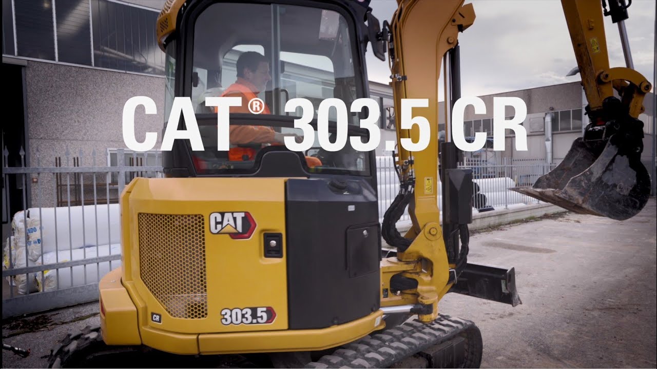 Cat® 303.5 CR Mini Excavator Customer Story – Mazza srl (Italy)