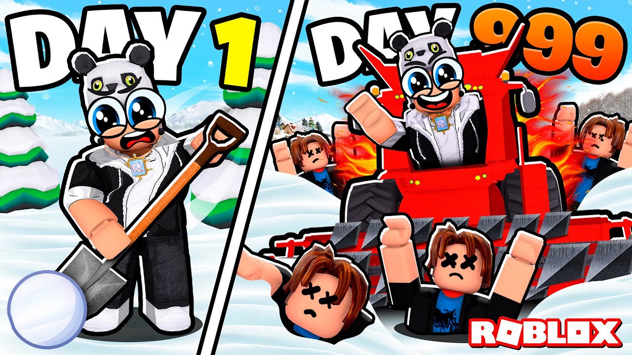 Kar Temizleme Oyunu !! - Roblox Snow Plow Simulator