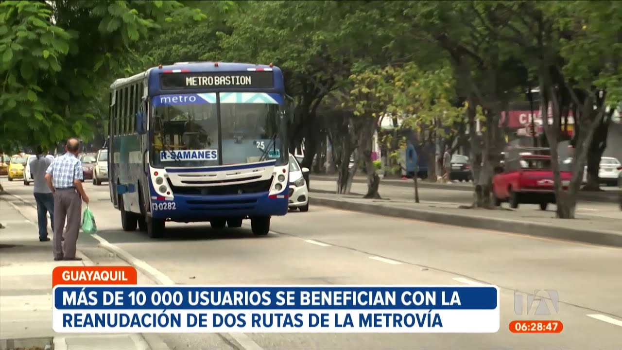 10 mil usuarios se beneficiarán con la reanudación de operaciones de 2 rutas de la Metrovía