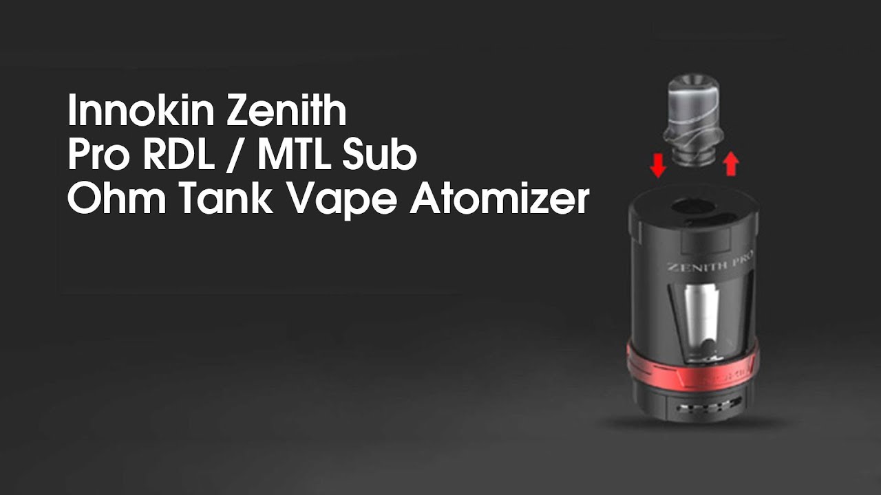 Innokin Zenith Pro RDL/ MTL Sub Ohm Tank Vape Atomizer
