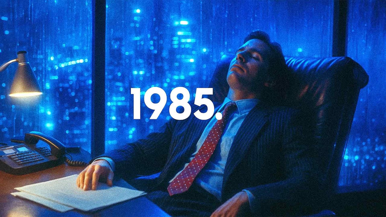 𝐢𝐭’𝐬 𝟏𝟗𝟖𝟓 𝐚𝐧𝐝 𝐭𝐡𝐞 𝐨𝐟𝐟𝐢𝐜𝐞 𝐧𝐞𝐯𝐞𝐫 𝐬𝐥𝐞𝐞𝐩𝐬
