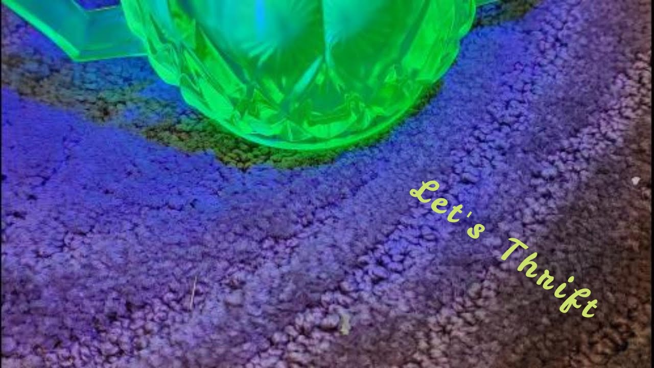 #502, Goodwill Thrift Store Finds, Uranium Glass, Sold as fast as I bought it 8-6-24