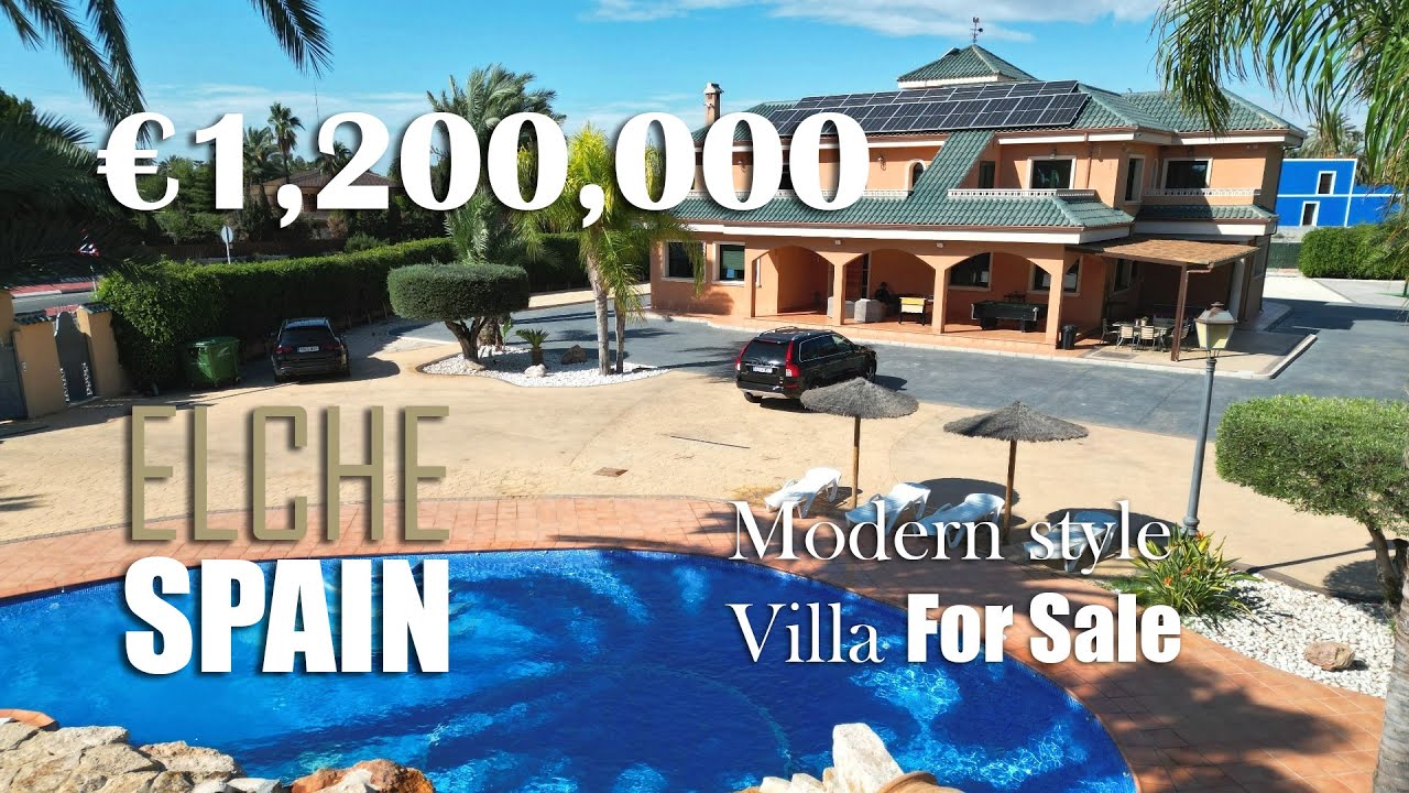 Modern villa for sale in Alzabares, Elche, Spain | Spanish property for sale | Cheap villa in Spain