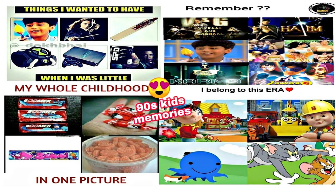 CHILDHOOD MEMORIES OF EVERY INDIAN 90s KIDS || enjoy memes || kids memories #1 [2020 ]