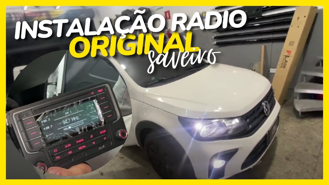 SIMULADOR REDE CAN INSTALAÇÃO RÁDIO 5U0.035.160 ORIGINAL VOLKSWAGEN - SAVEIRO 2025